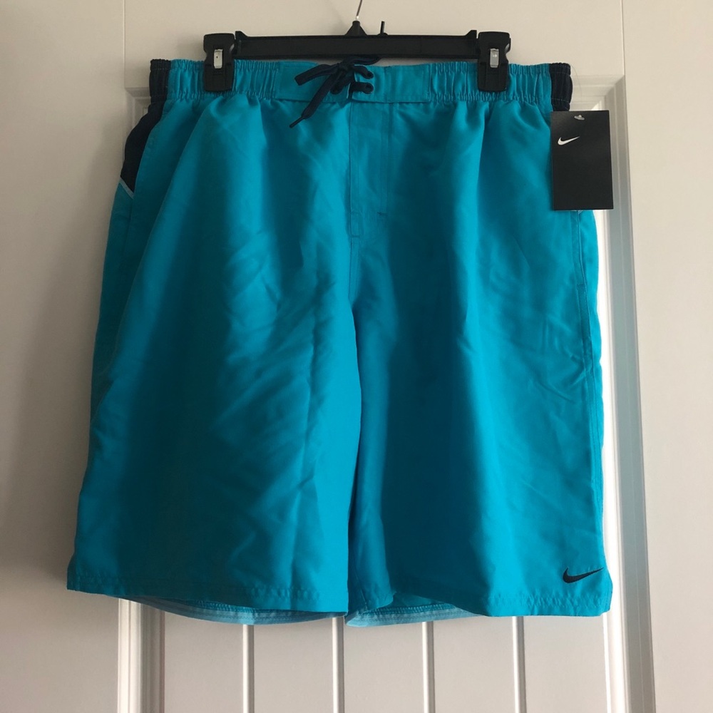Bright Blue Nike Swim Trunks